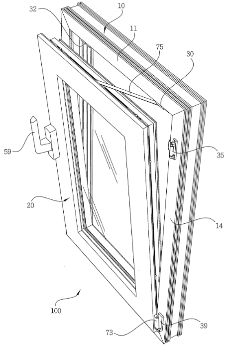 특허 제10-2340129호(턴/틸트 창호시스템, 손영백, 