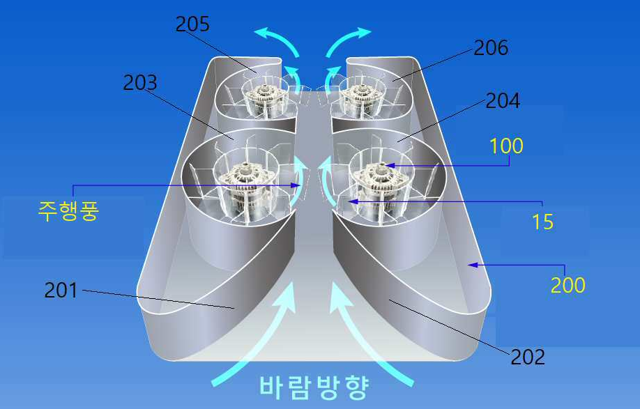 특허 제10-2322318호(차량형 풍력발전시스템, 한동흔, 