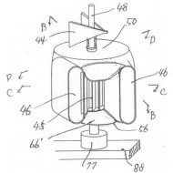 특허 제10-1415511호(시설물에서 풍력유도 구조용 풍력발전기, 민승기, 